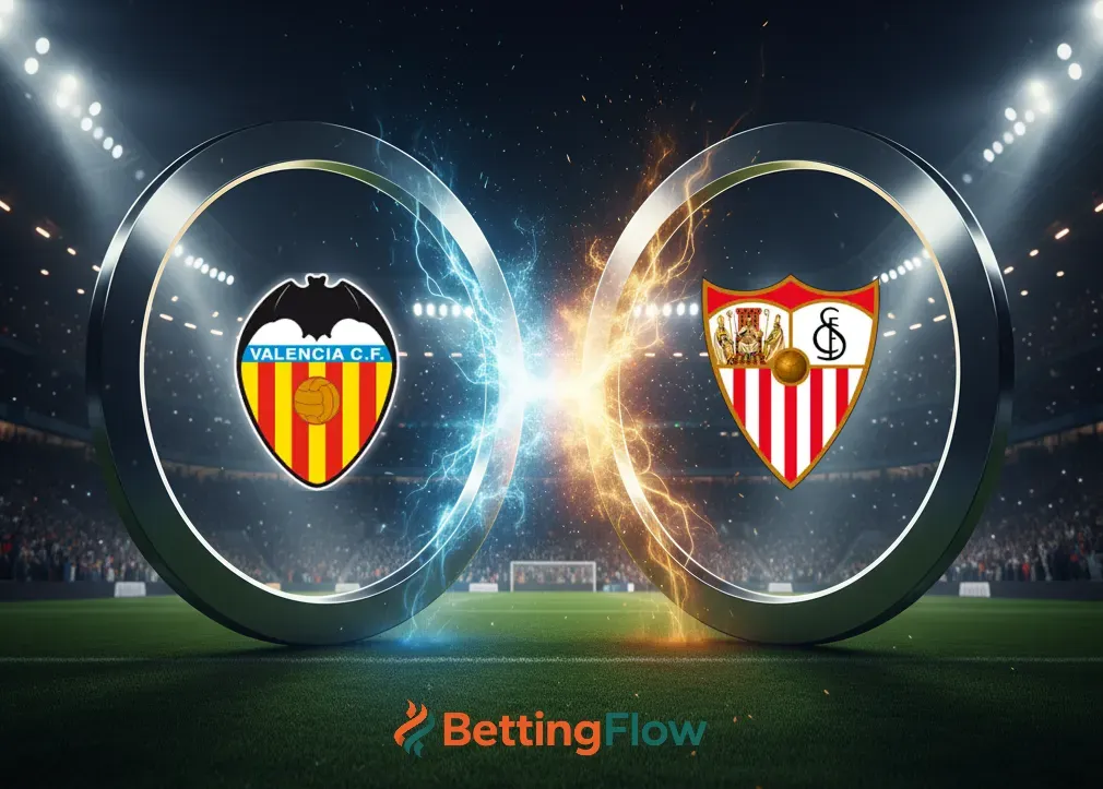 Forecast Valencia vs Sevilla: Tension and few goals at Mestalla