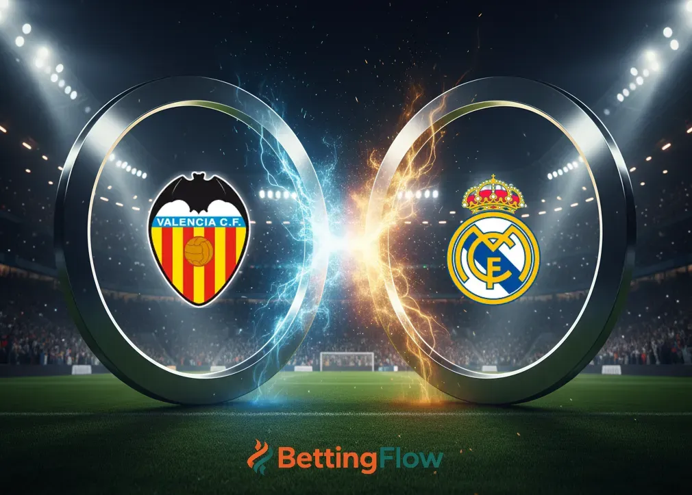 Valencia vs Real Madrid Prediction: Value Analysis and LaLiga Betting Odds